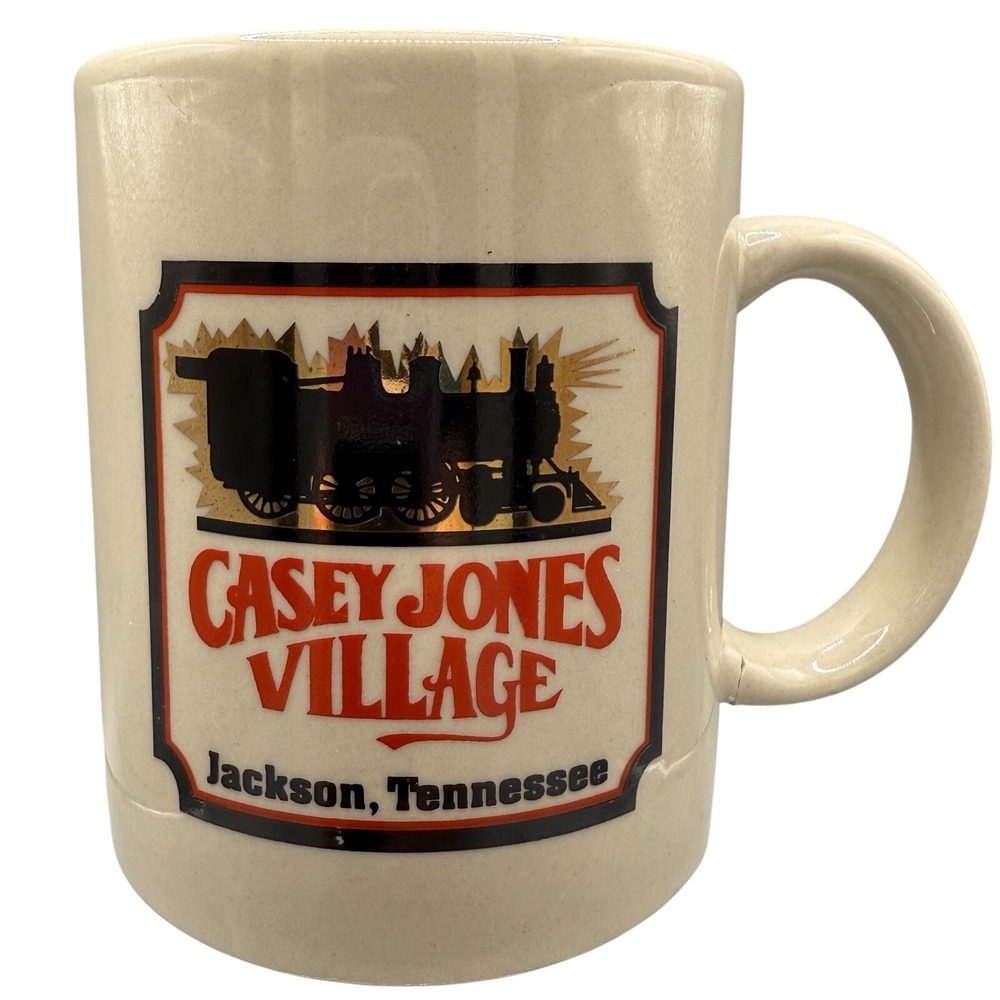 Casey‎ Jones Village Coffee Cup Mug Jackson Tennessee